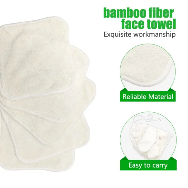 Bamboo Makeup Eraser Wipes (Pack of 2) - Image 4